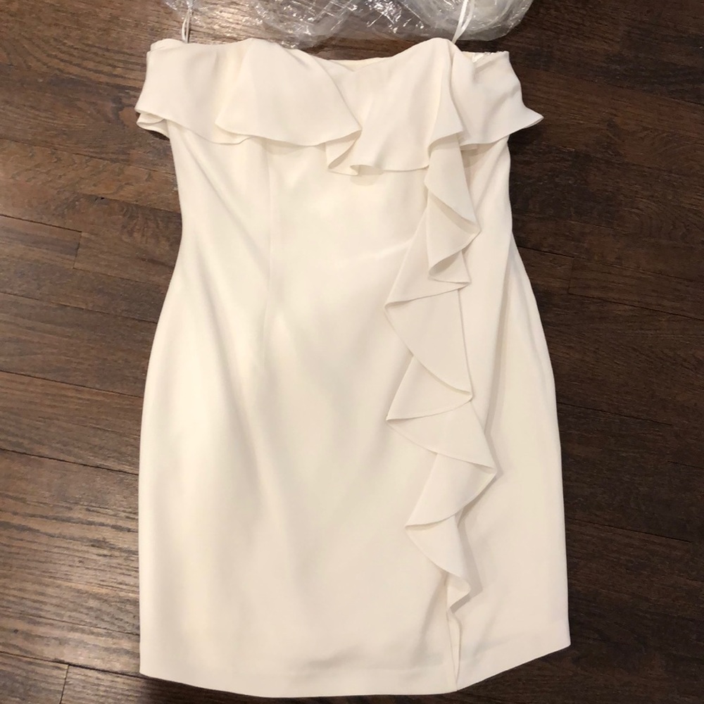Jay Godfrey white mini dress
